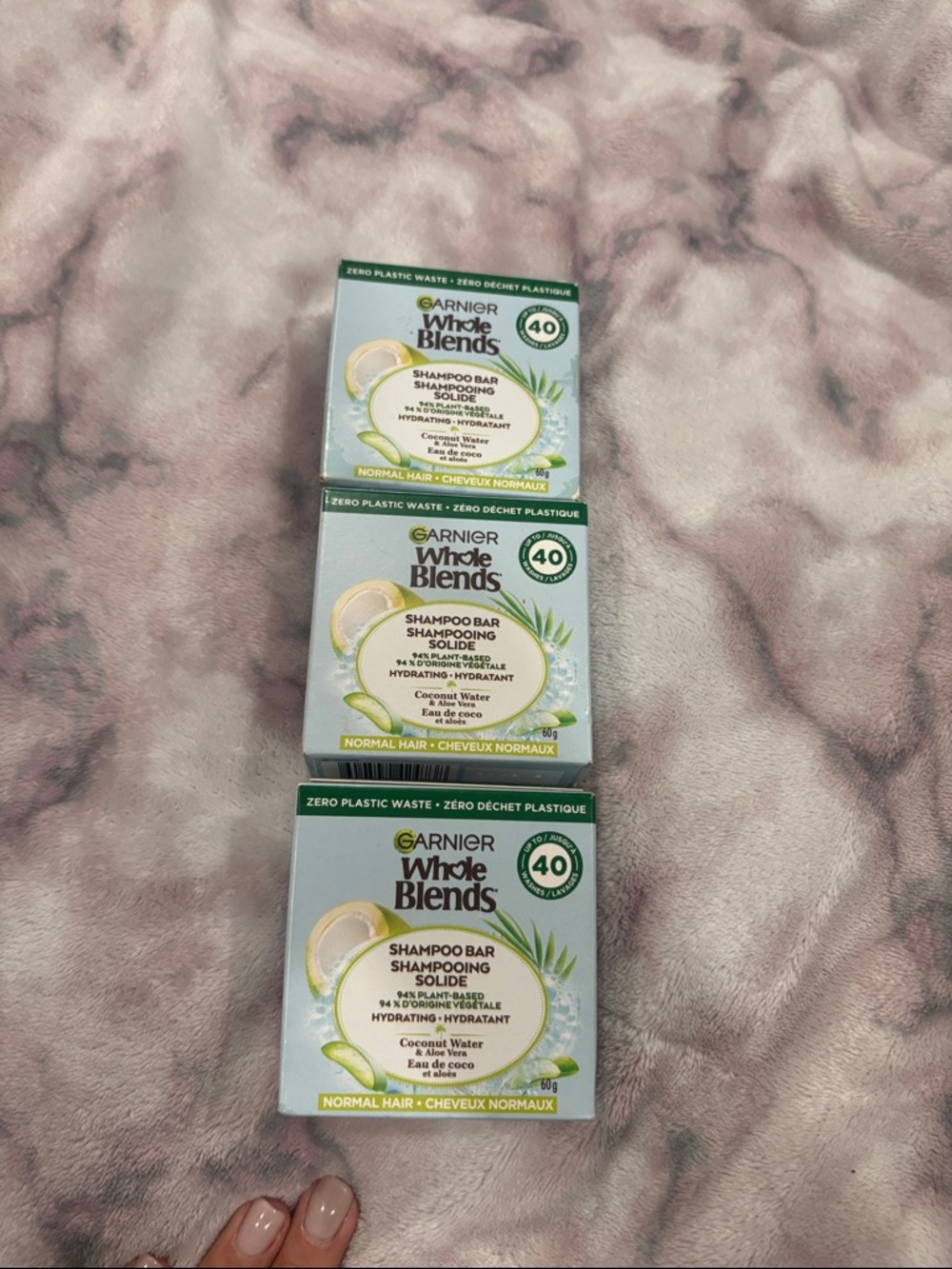 Garnier whole blends shampoo bar